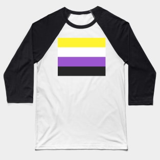 Non Binary Flag Baseball T-Shirt